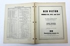 Rca Victor Models 5x  5x3   5x4 Tech And Service Data 1936 Original