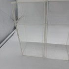 Acrylic plastic Clear Display Case For Ty Beanie Babies Aprox 8 x4 x4   Lot Of 4