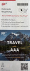 New Aaa Colorado - Wyoming State Road Map  Highway  Denver springs   Latest 2025