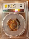 2000 Lincoln  Cent Mint Error Broadstruck With Indent   70  Off-c Pcgs Ms 65 Red