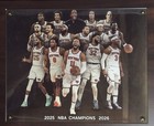 New York Knicks 2025-2026 Nba Champions 15x18 Plaque  W  6 Cards    Score Plate