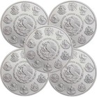 Lot Of 5 - 2024 Mexico 1 Onza Silver Libertad 1 Oz 999 Fine Silver Bu - In Stock