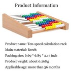 Wooden Abacus Educational Learning Counting Toy For Kids Toddlers