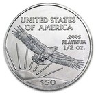1 2 Oz American Platinum Eagle  random Year   50 Coin Bu Uncirculated Ozt Unc