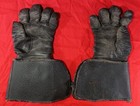 Vintage Leather Motorcycle Gauntlet Gloves    milwaukee Glove Co   tuf-nut 