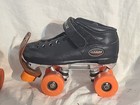 Riedell Carrera Roller Speed Skates Size 5 Black  read Description 