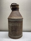 Vintage Steel Milk Jug Associated Dairy 3 Gal 