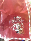 Pottery Barn Holiday Rudolph Reindeer Napkin Holiday Christmas Party Set 4 O