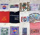 Vintage Graphic Shirts Promo Funny Cartoons Sport Destinations Lot Of 20 Mix Szs