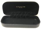 Coach Original Black Sunglasses Eyeglass Case Hard Clamshell With Cleaning Cloth