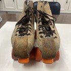 Vintage Riedell Roller Skates Size 11 Men   s Rental Suede Sure-grip