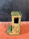 Vintage Jasco Bless This House Tin Metal Match Box Dispenser Holder Wall Mount