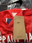Norway National Team Soccer Jersey Size L - Erling Haaland  9 Red Blue White