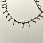 Vintage Sterling Silver Anklet With Dangle Ball Charms And Mini Bell 9   