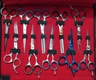  16-piece Professional Barber Shears Kit   Hairdressing Scissors Set For Salon  