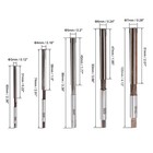 10pcs Hand Reamers 3mm-12mm H8 Accuracy Alloy Tool Steel 6 Straight Flutes