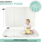 Foldable Travel Pack N Play Mattress Pad With Bag  Waterproof Portable Mini Crib