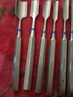 Lot Of 7 Vintage Hibbs Osteotomes Orthopedic Bone Chisels German Stainless Steel