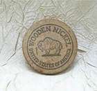 Hammel s Department Store 100th Anniversary Wooden Nickel Mobile Al 1972 