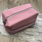 New Lot Of 2pcs Lancome Cosmetic Makeup Zipper Travel Toiletry  Bag  Pink