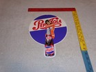 Vintage Sparkling Pepsi Cola Soda Bottle       Woman 12  Metal Gasoline   Oil Sign