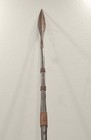 African Brass Coiled Spear Democratic Republic Of The Congo