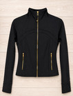 Lululemon Define Black High Neck Cropped Jacket Size 6 - New 