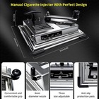 New Version Cigarette Rolling Machine  Portable Manual Cigarette Injector Fits R