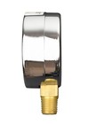 2  Pressure Gauge - Chrome Plated Steel Case  1 4  Npt  Lower Mnt  100 Psi