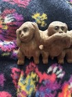 Vintage Four Wise Monkeys See No Speak No Hear No Do No Evil Statue