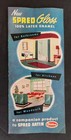 1953 Vintage Glidden Paint Sample Ad Brochure The New Spred Gloss