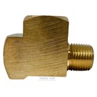 1 8  Npt Solid Brass Branch Tee Fitting 3 Way With 2 Female And 1 Male Threads