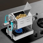 Coffee Bean Roaster Gas Burner Drum Type Coffee Roasting Machine  0 66-2 65 Lb