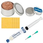 Solder Iron Tip Cleaner  Brass Cleaning Wire  Cleaning Sponge  Soldering Tip 