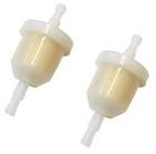 2 Pack Universal In-line Fuel Filter Fits 1 4    5 16  Fuel Line 2505042s