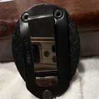 Security Star Badge  2770 Gold Tone W  Black Holder Clip Back
