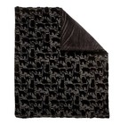 Viral Tik Tok Costco Embroidered Faux Fur Halloween Fall Throw Black Cat Nwt