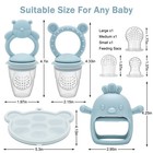 Baby Silicone Fruit Food Feeder Pacifier   Breastmilk Popsicle Freezer Molds    