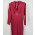 Estivo Womens Vintage 70s Disco Wide Leg Jumpsuit Size S Embroidered Retro