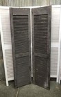 Wood Shutters Lot Victorian Window Louver Plantation Door Mission Vintage A73