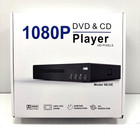 1080p Hdmi Dvd Cd Player Region Free Usb Input Remote Av Cable New Open Box