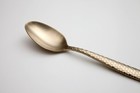 Fortessa Lucca Faceted 18 10 Stainless Steel Flatware  7 1   Brushed Gold