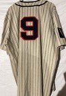 Ebbets Field Flannels Knights Baseball Jersey  9 Pinstripe Xxl Beige Navy