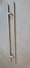36 Inches Offset Push Pull Door Handle Stainless Steel Round Bar double-sided