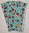 Teal Cupcake Refrigerator Oven Dishwasher Handle Covers