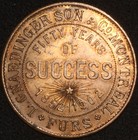 Quebec L  Gnaedinger Son   Co Montreal Furs 1902 Business Card Breton 574a