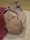 New With Tags Powder Pink Guess Designer Diaper Bag Back Pack Logo Lottie Travel