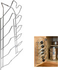6 Pot Lid Organizer For Cabinet Kitchen Pans Cover Metal Rack Holder Wall Mount