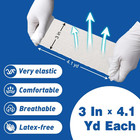 25 Pack Gauze Rolls Bandages  3 In X 4 1 Yards  Premium Medical Supplies   First