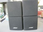 2 Bose  Black Double Cube Speaker Doubleshot Acoustimass Lifestyle - Free Ship